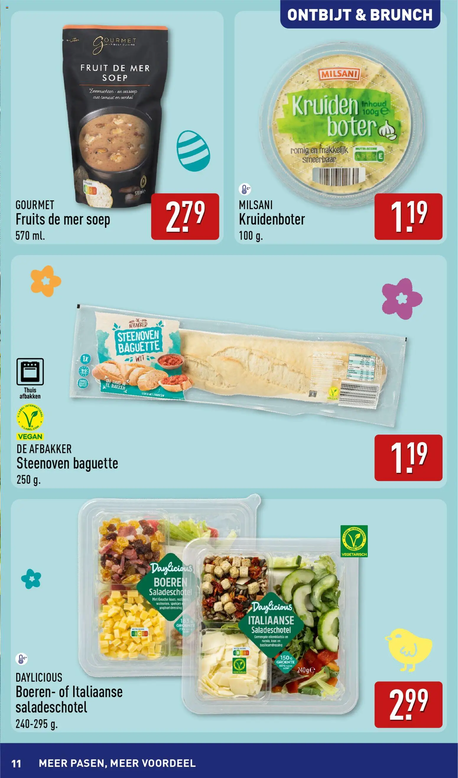 {H1} | Pagina: 11 | Producten: Kaas, Baguette, Rozijnen, Fruit