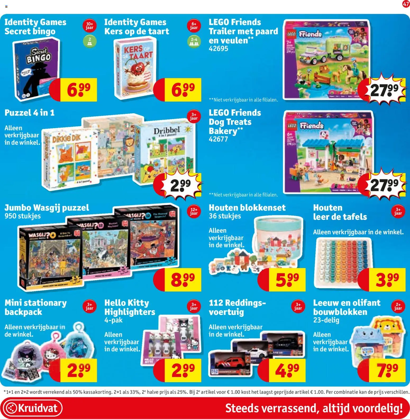 {H1} | Pagina: 50 | Producten: Taart, Puzzel, Kan