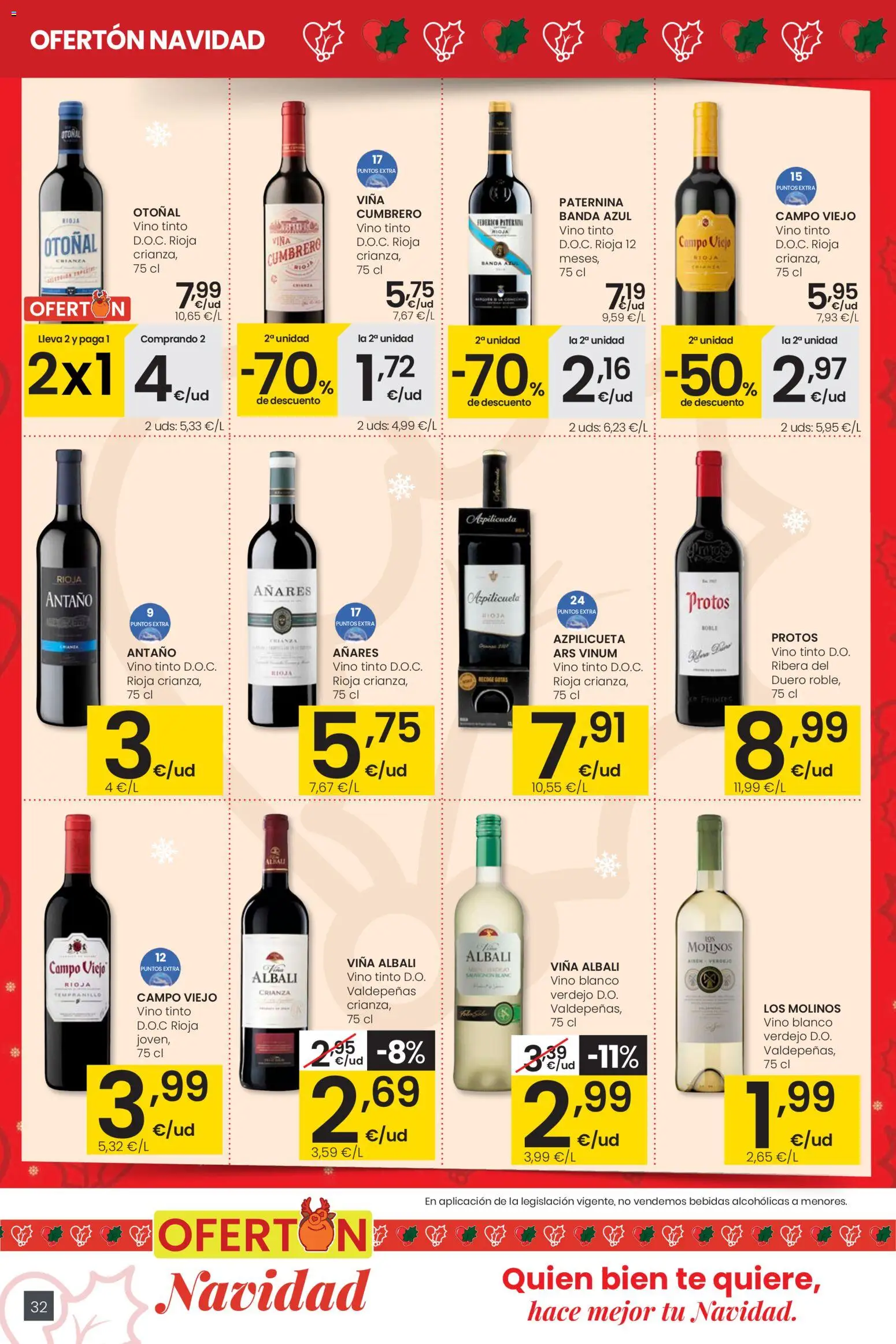 Eroski - Center │ válido desde el 18.12.2025 | Página: 32 | Productos: Vino, Té