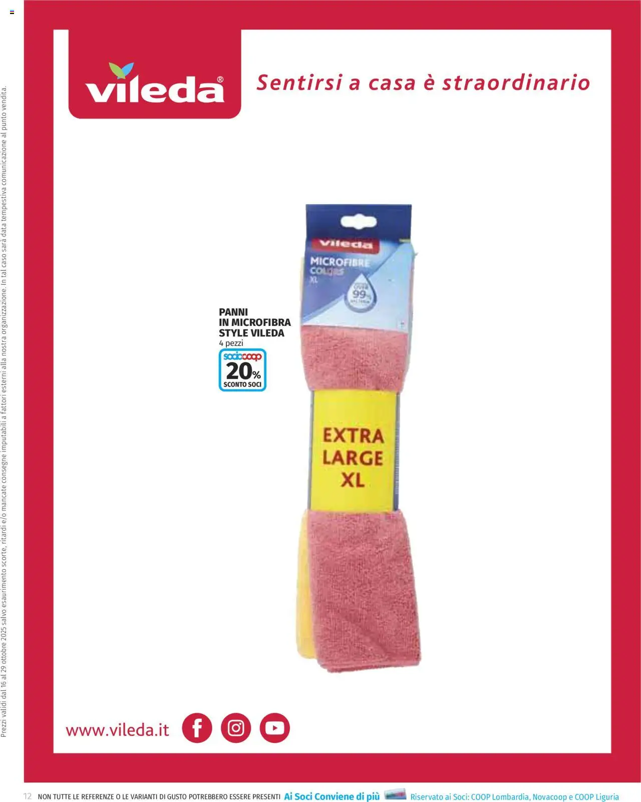 Volantino COOP del 16.10.2025 | Pagina: 12 | Prodotti: Data