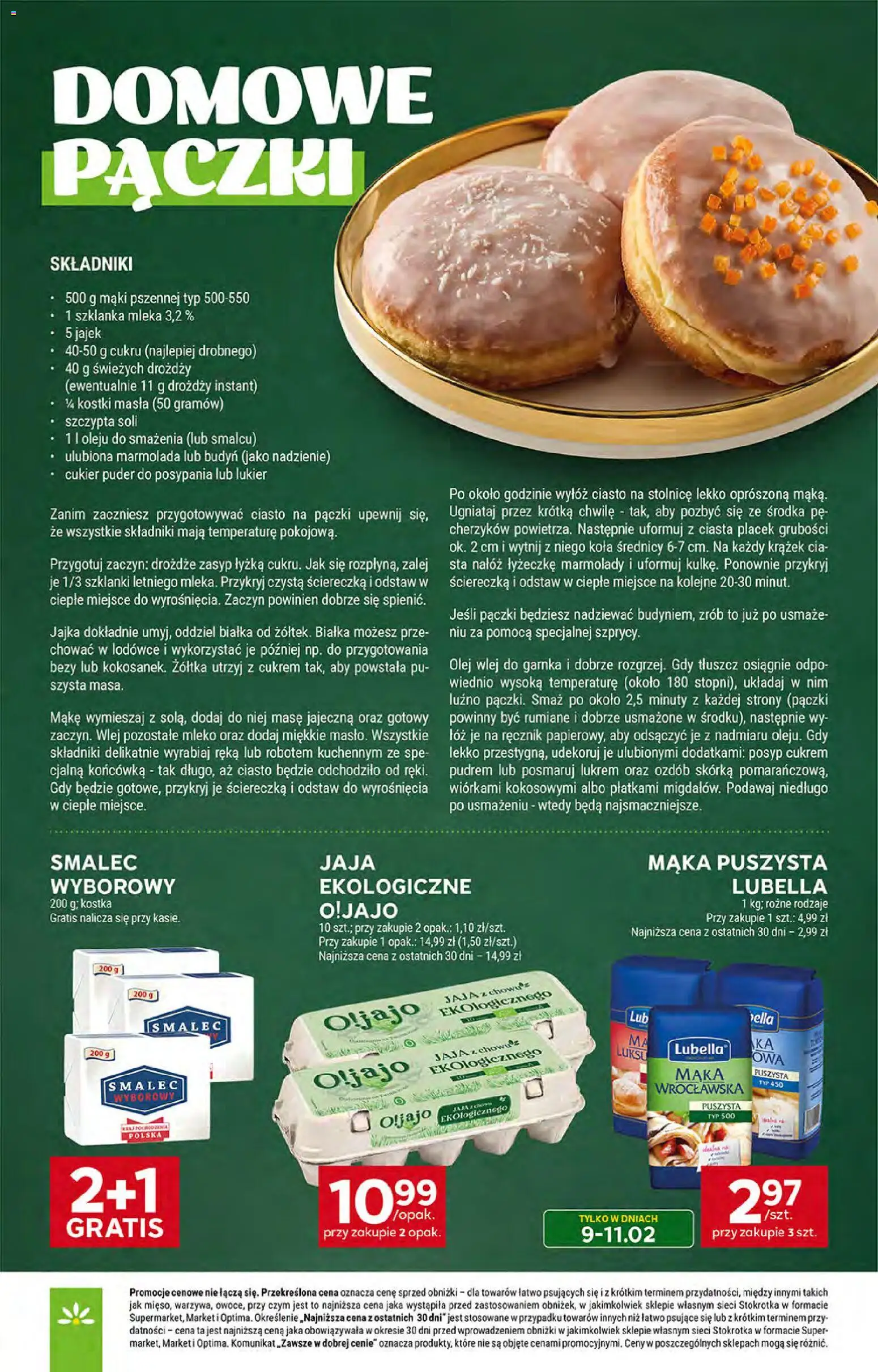Stokrotka Gazetka od 05.02.2026 | Strona: 6 | Produkty: Ciasto, Mleka, Pączki, Jajka