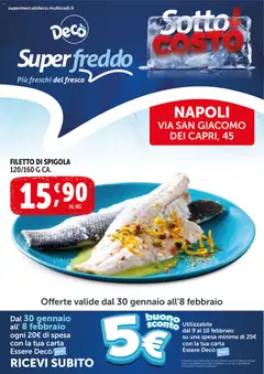 Anteprima del volantino Decò Superfreddo - Napoli catalogo valido a partire dal 30.01.2026