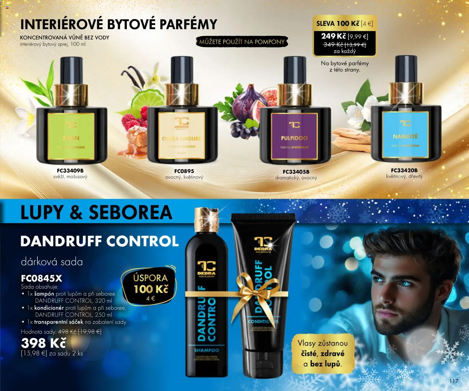 Nové Dedra akcie – leták je platný od 01.11.2025 | Strana: 17 | Produkty: Šampón, Kondicionér