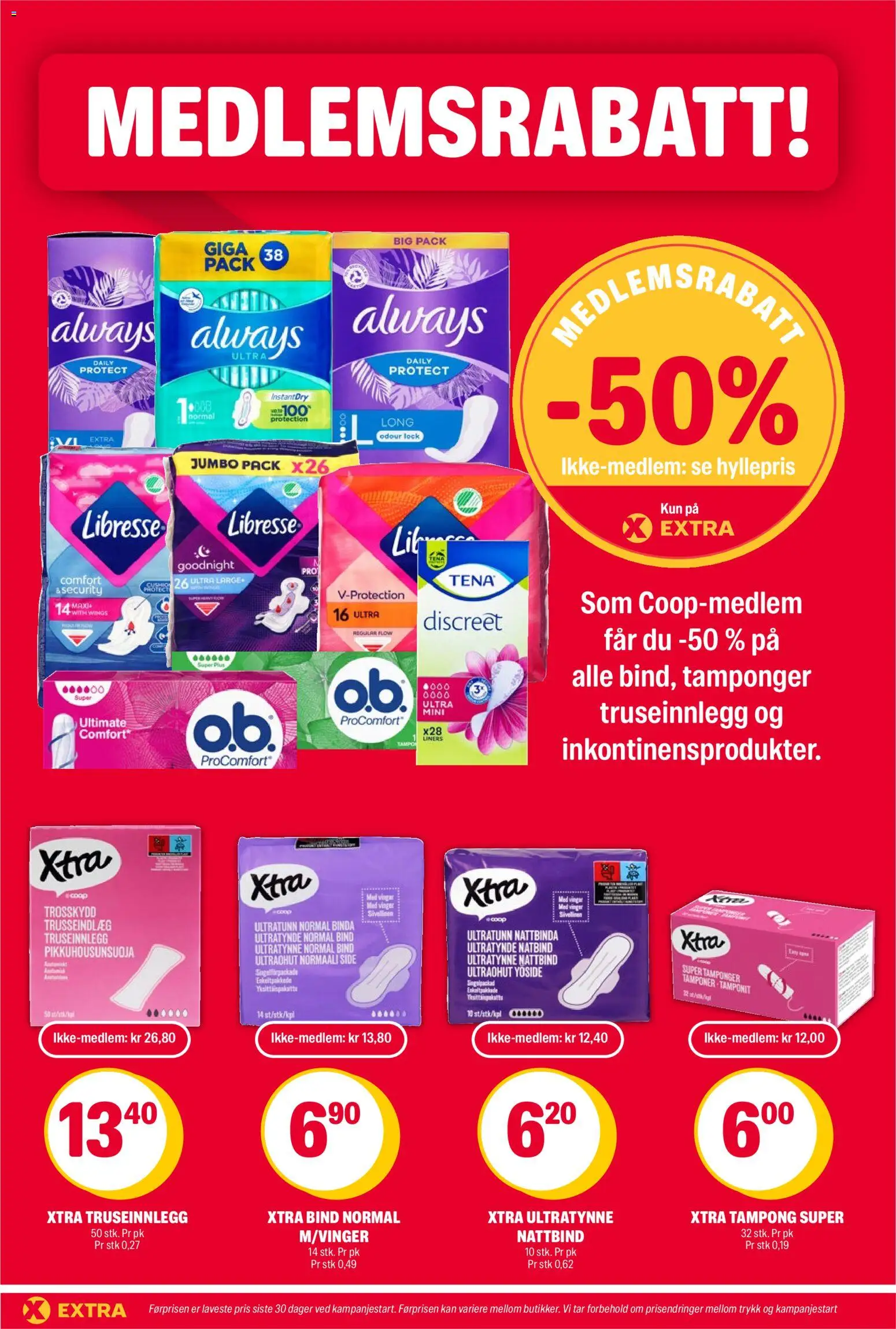 {H1} | Side: 25 | Produkter: Bind, Truseinnlegg, Pantalon en cuir