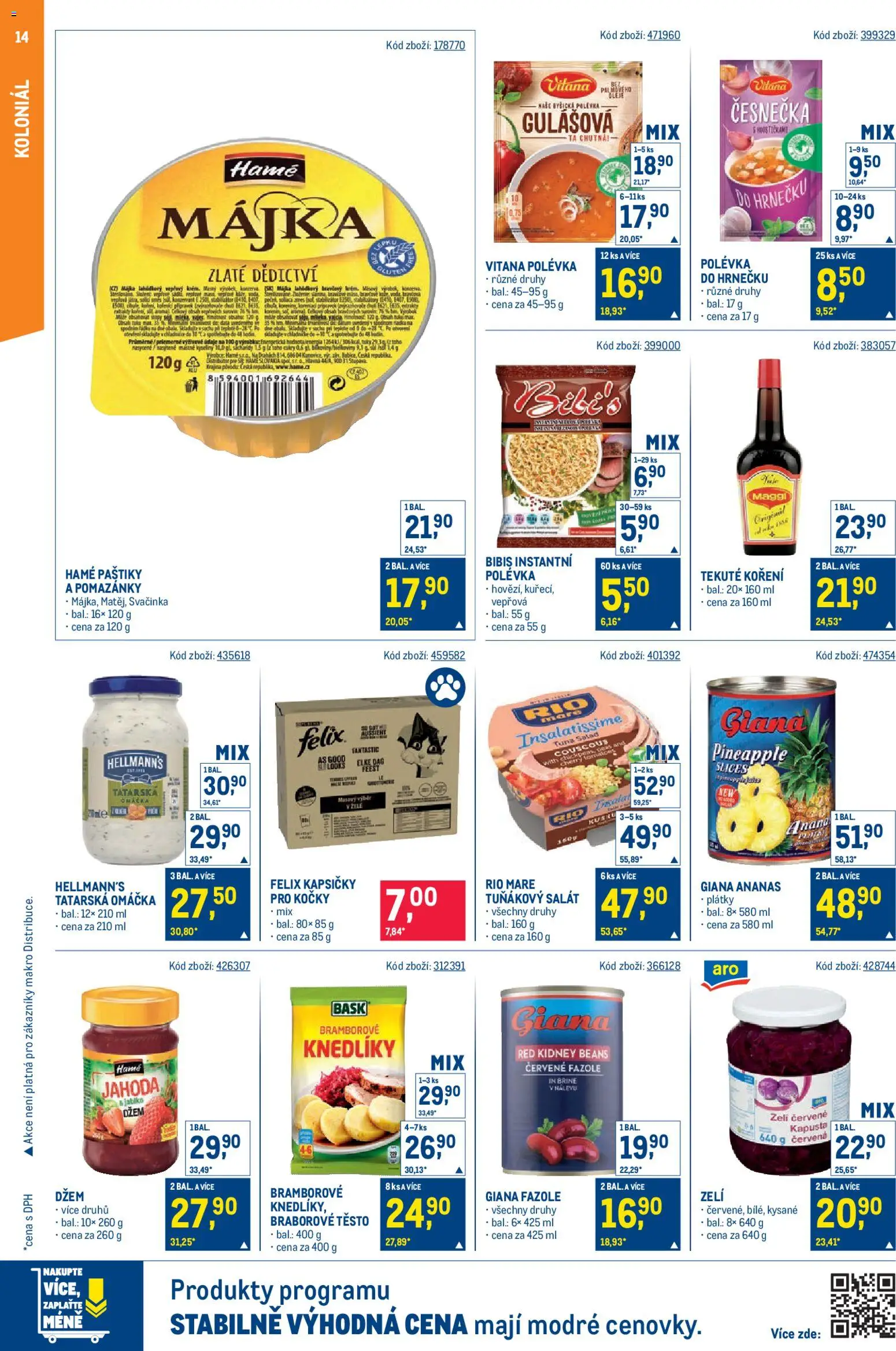 Makro leták - Maloobchod od 28.01.2026 | Strana: 14 | Produkty: Zelí, Salát, Koření, Kapusta