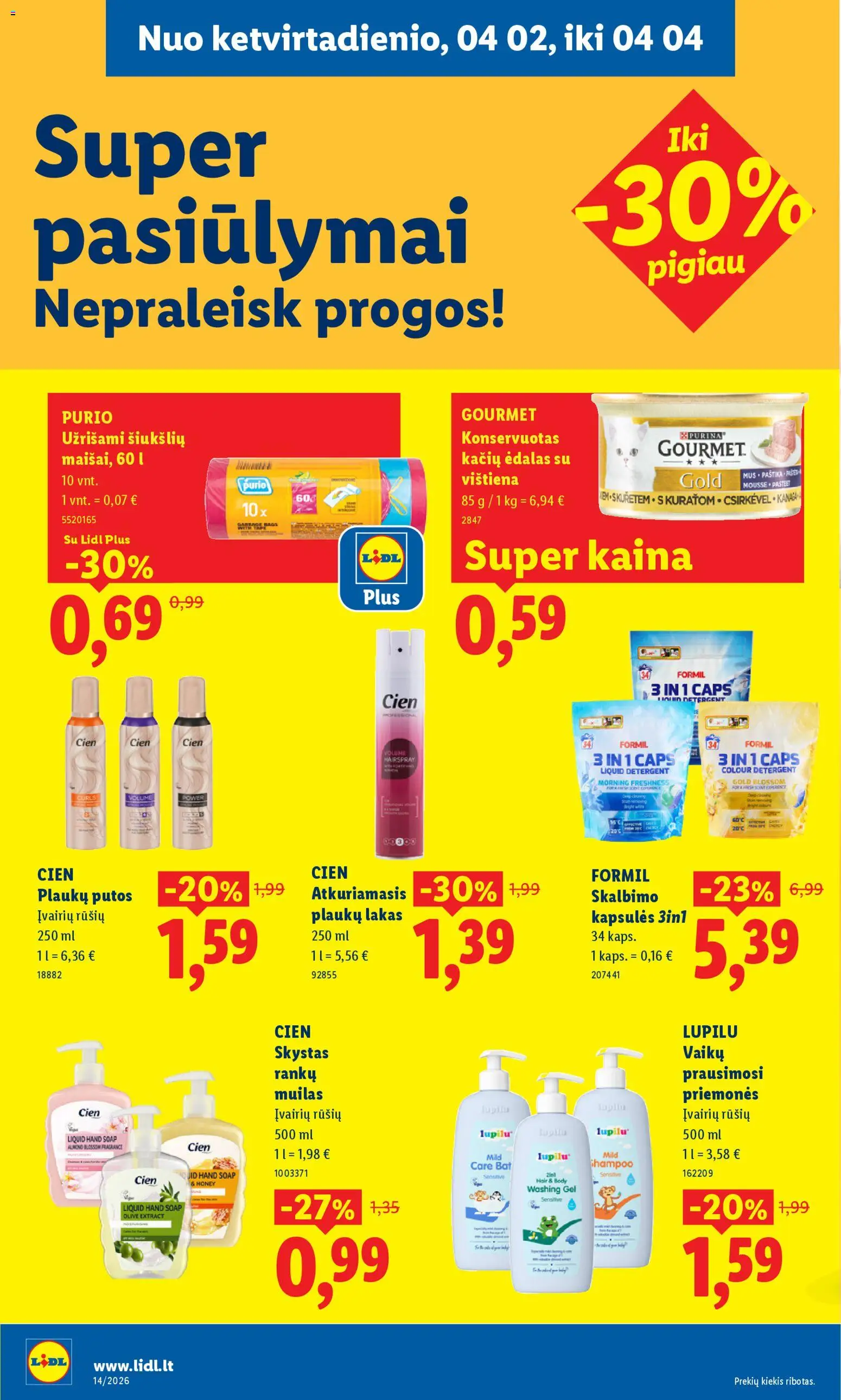 LIDL akcijos nuo 30.03.2026 | Puslapis: 30