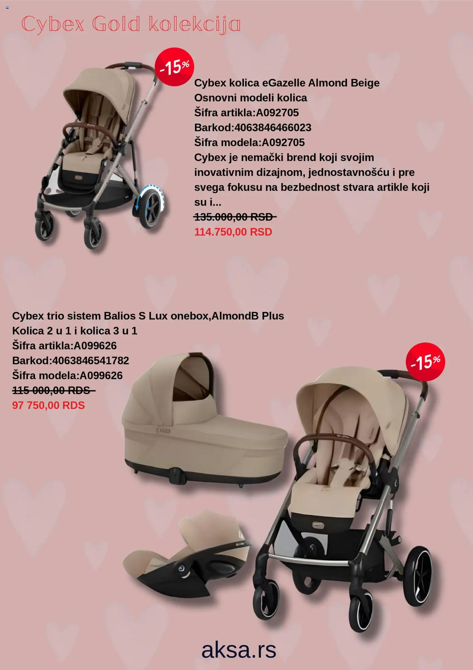 Aksa katalog - važi od 01.11.2025 | Strana: 4 | Proizvode: Kolica