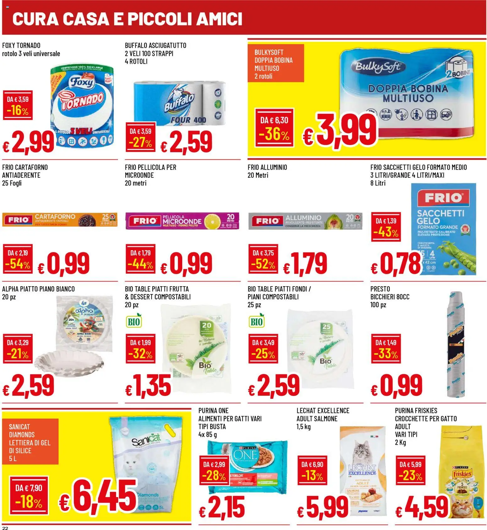 Volantino Famila del 09.04.2026 | Pagina: 22 | Prodotti: Salmone, Frutta, Piatto, Forno