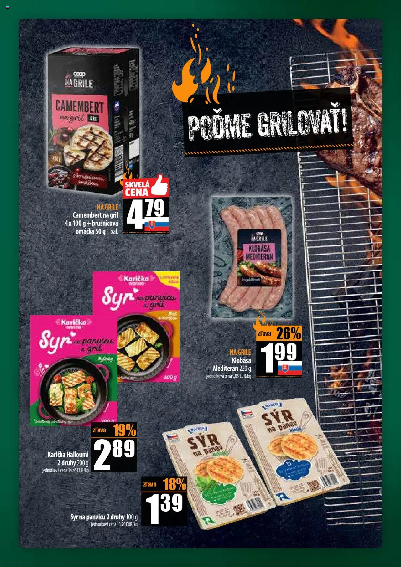 COOP Jednota široká ponuka │ platný od 21.08.2025 | Strana: 15 | Produkty: Gril, Syr, Klobása