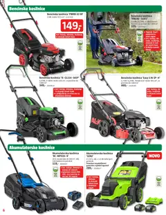 Bauhaus katalog akcije – veljaven od 15.04.2026 | Stran: 6 | Izdelki: Baterija, Kosilnica, Polnilnik