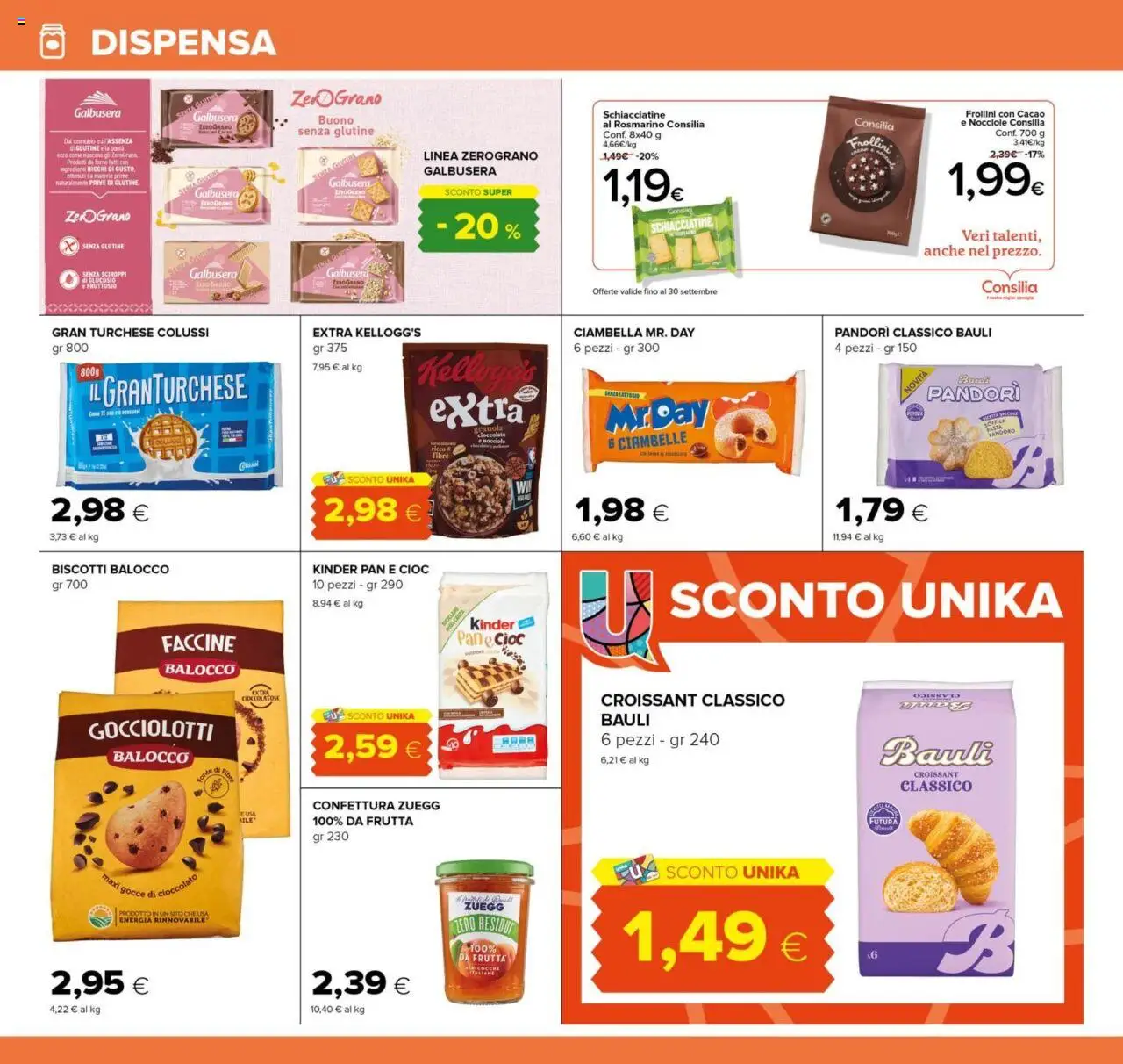 Volantino Tigre del 13.09.2025 | Pagina: 16 | Prodotti: Ciambelle, Cioccolato, Nocciole, Frollini