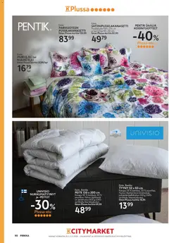 K-Citymarket-mainoslehti voimassa 25.03.2026 alkaen | Sivu: 90 | Tuotteet: Pussilakanasetti, Muki, Kangas, Tyynyliina
