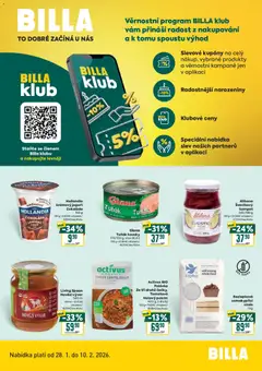Náhled letáku Billa leták - Bonus club od 28.01.2026