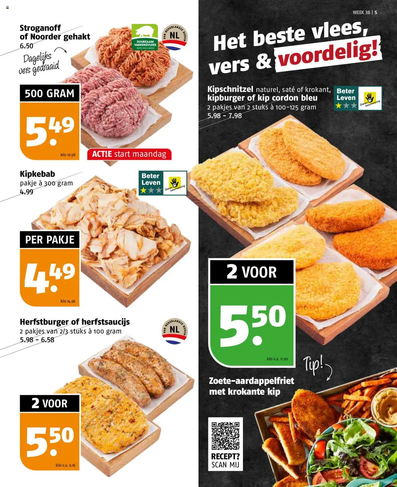  | Pagina: 5 | Producten: Varkensvlees, Gehakt, Kip