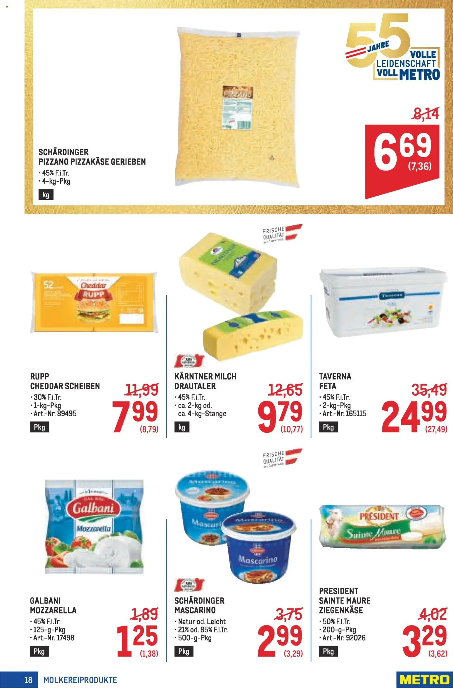 Metro angebote Profi MP08 gültig ab 02.04.2026 | Seite: 18 | Produkte: Milch