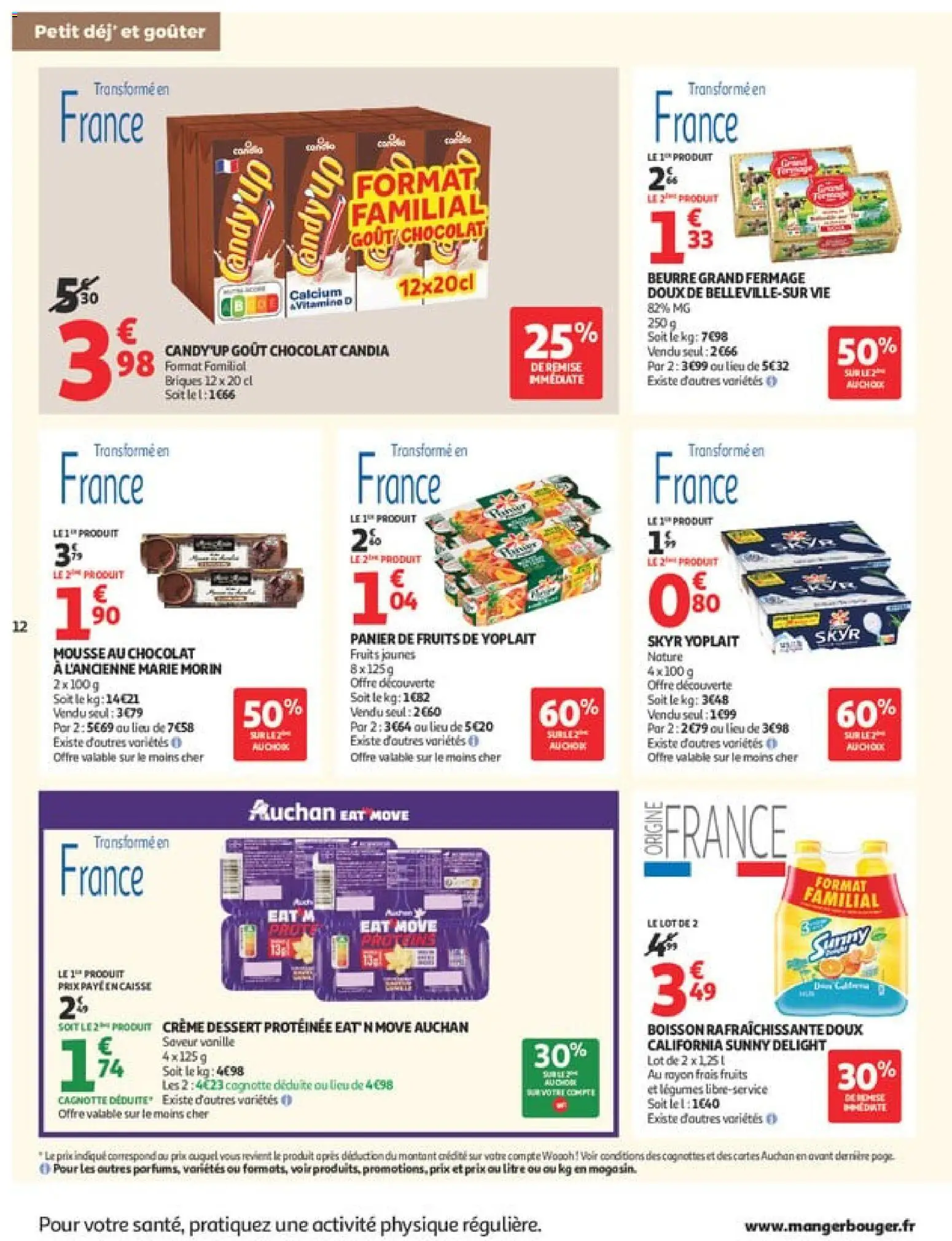 {H1} | Page: 12 | Produits: Beurre, Chocolat, Skyr, Crème