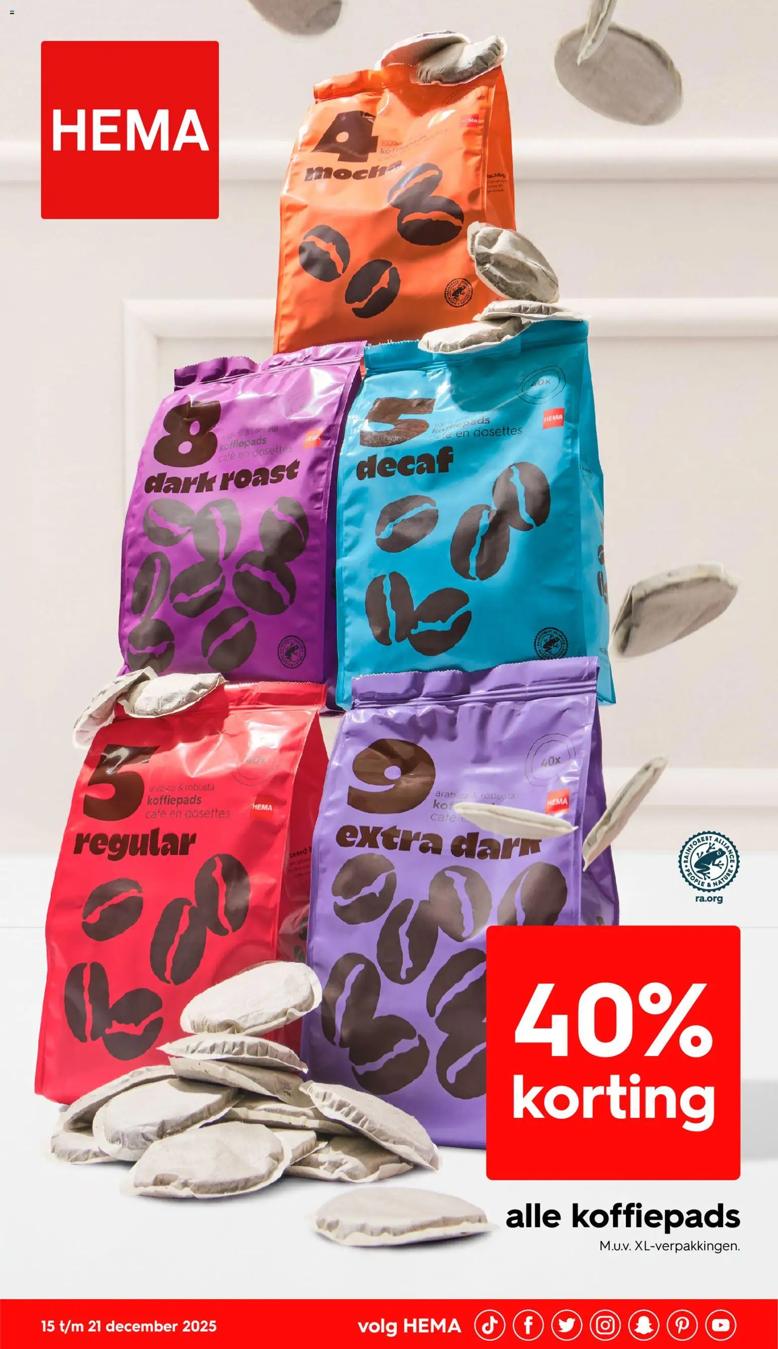 {H1} | Pagina: 1 | Producten: Koffer, Koffiepads