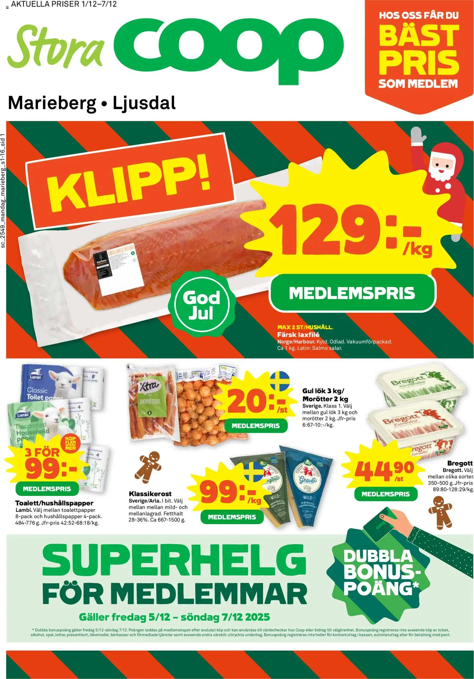 Coop Forum reklamblad aktuell från 01.12.2025 | Sida: 1