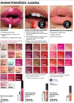 Katalógus AVON 2026 februári - amely érvényes a következő dátumtól: 01.02.2026 | Oldal: 64 | Termékek: Sangria, Ajakrúzs, Szájfény