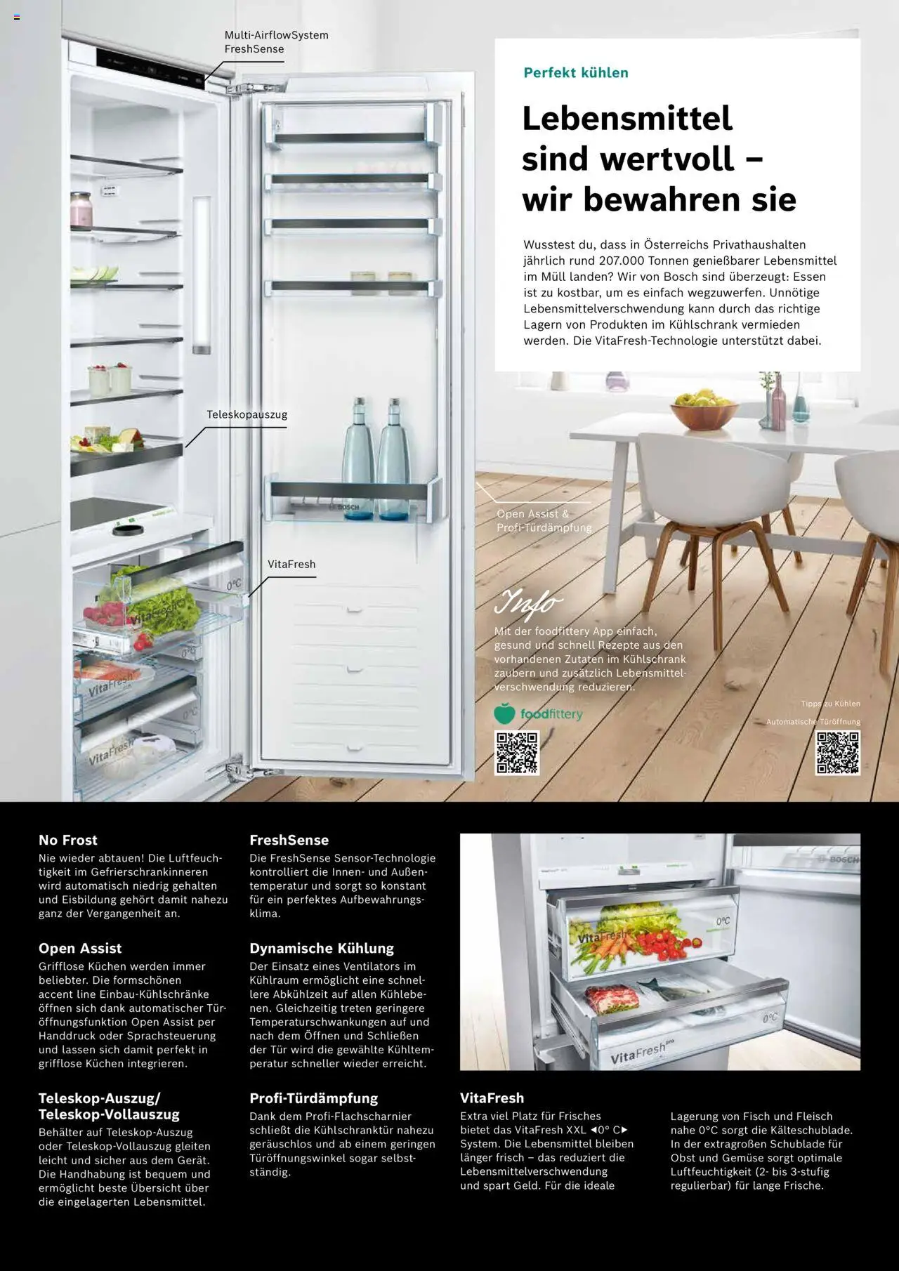 Bosch Perfektion war noch nie so schön gültig ab 01.08.2023 | Seite: 6 | Produkte: Gemüse, Obst, Kühlschrank, Fisch