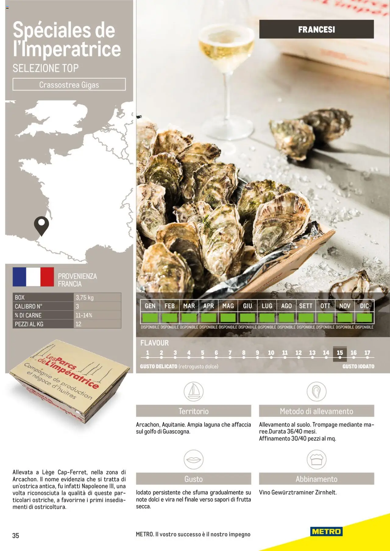 Volantino Metro del 17.06.2025 | Pagina: 35 | Prodotti: Frutta, Top, Vino, Metro