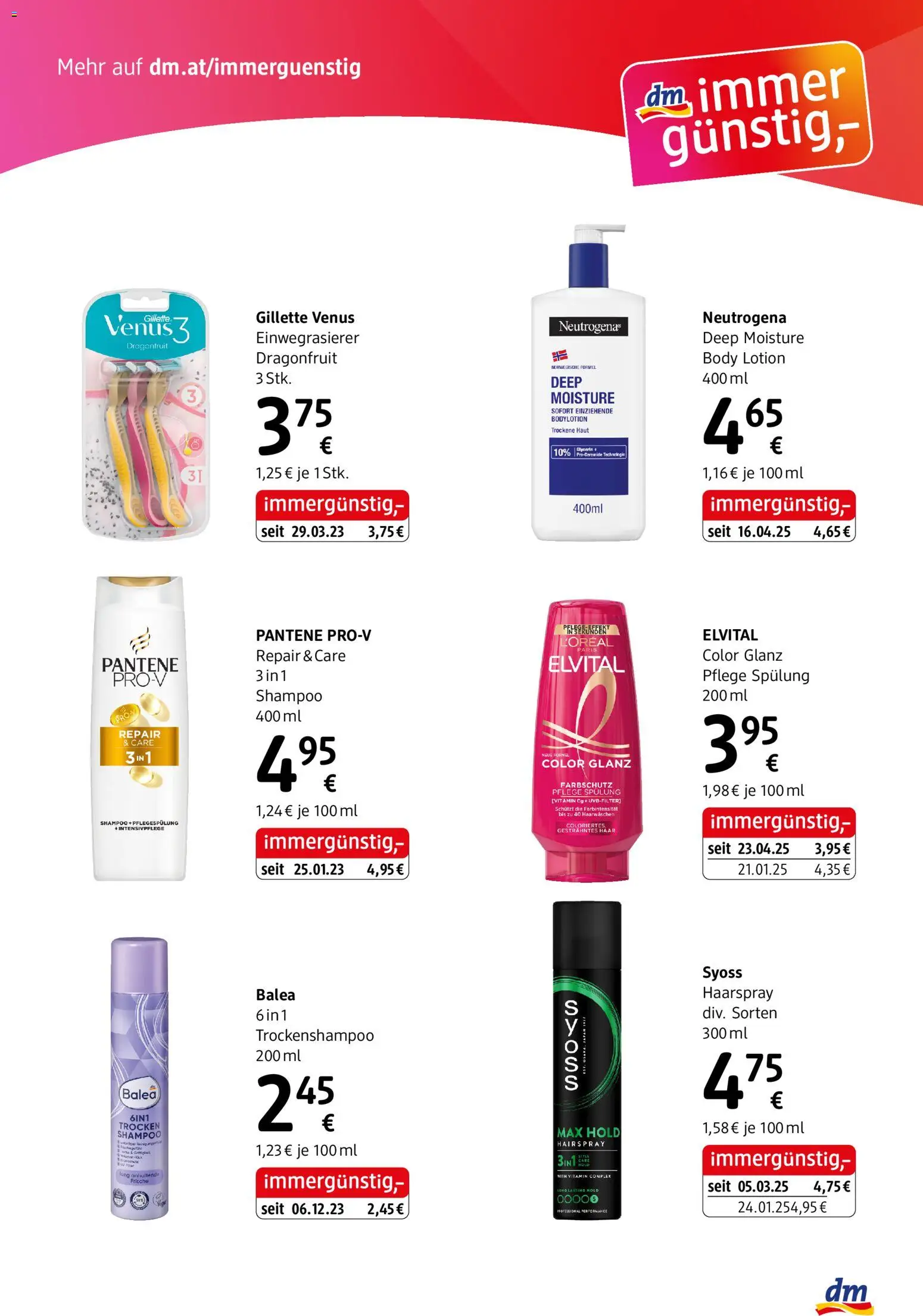 dm drogerie markt Flugblatt Februar 2026 gültig ab 29.01.2026 | Seite: 3 | Produkte: Shampoo, Spülung, Haarspray