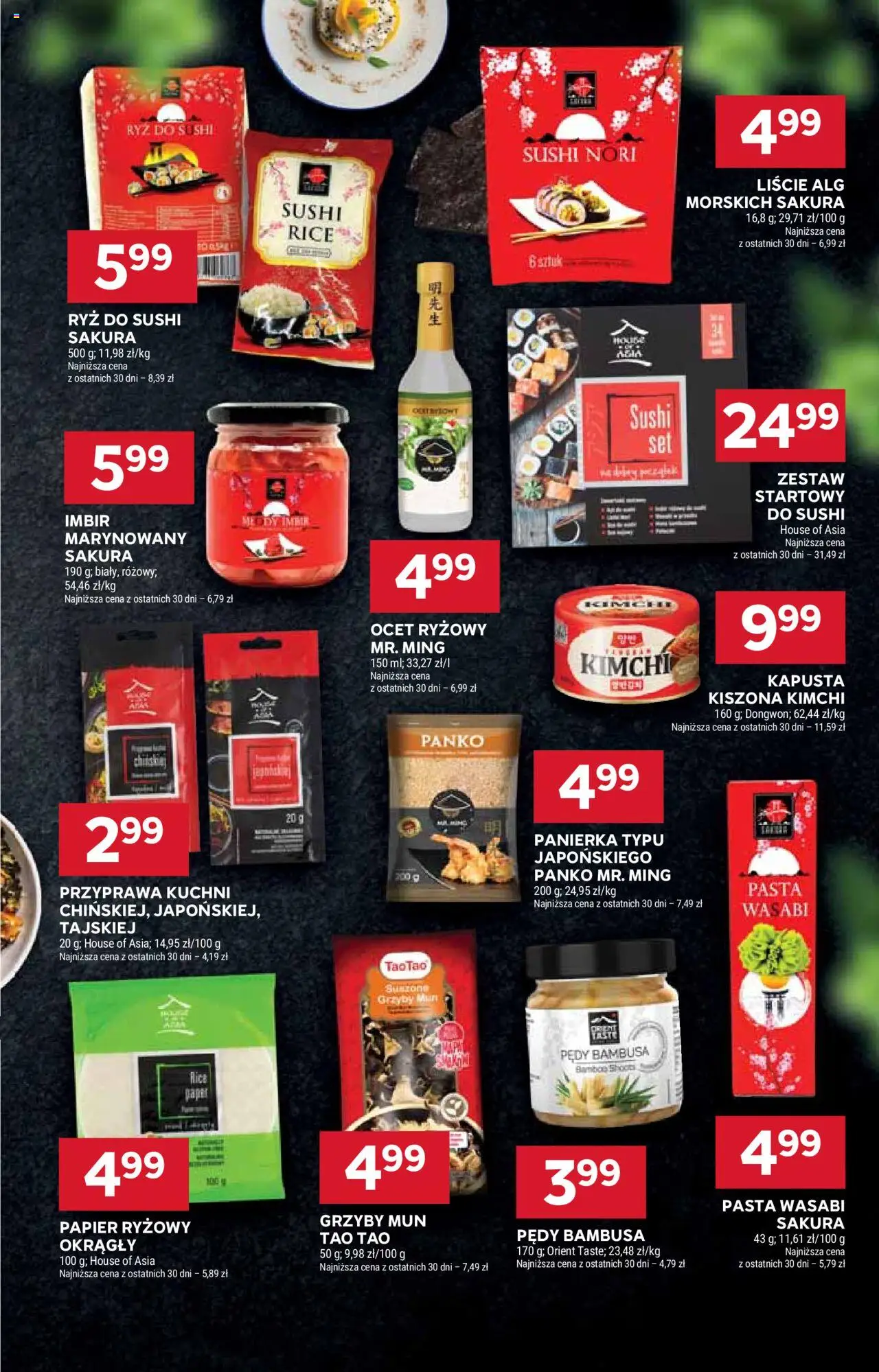 Stokrotka Gazetka od 16.10.2025 | Strona: 19 | Produkty: Kapusta, Ocet, Kapusta kiszona, Sushi