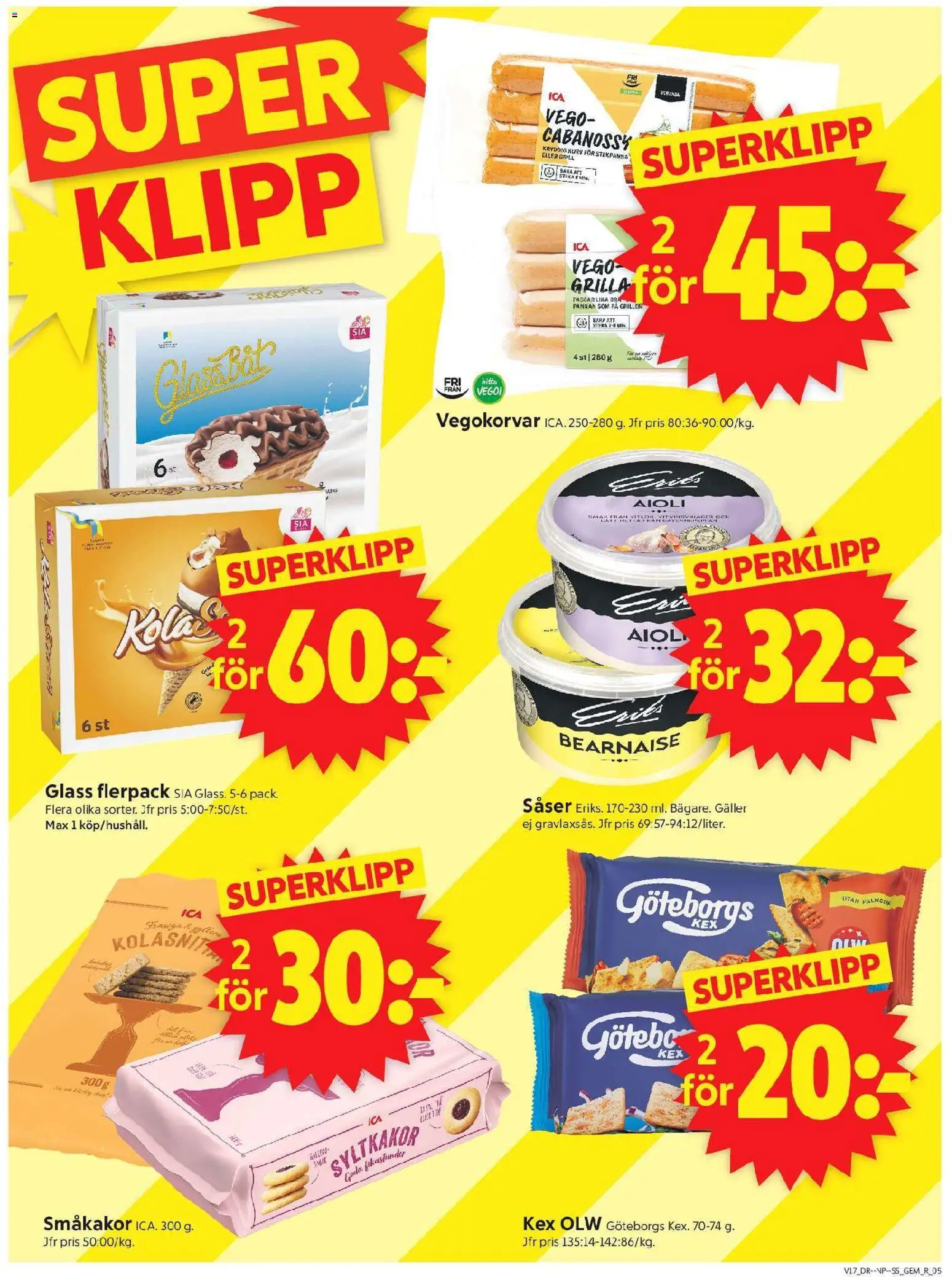 ICA Supermarket reklamblad aktuell från 20.04.2026 | Sida: 5 | Produkter: Grill, Gem, Galler, Aioli