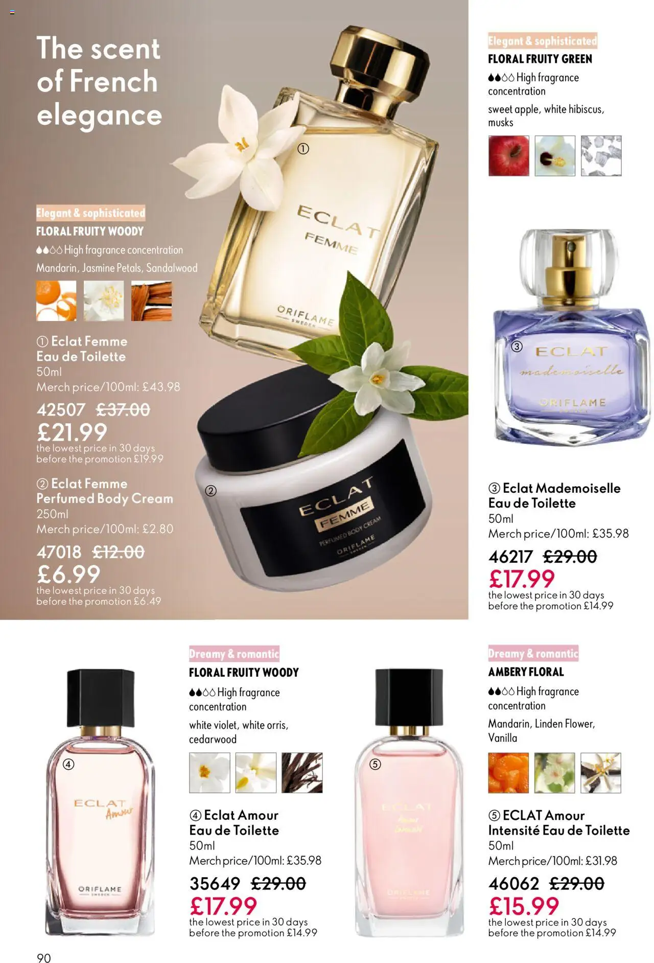  | Page: 90 | Products: Fragrance, Eau de toilette, Body cream, Vanilla