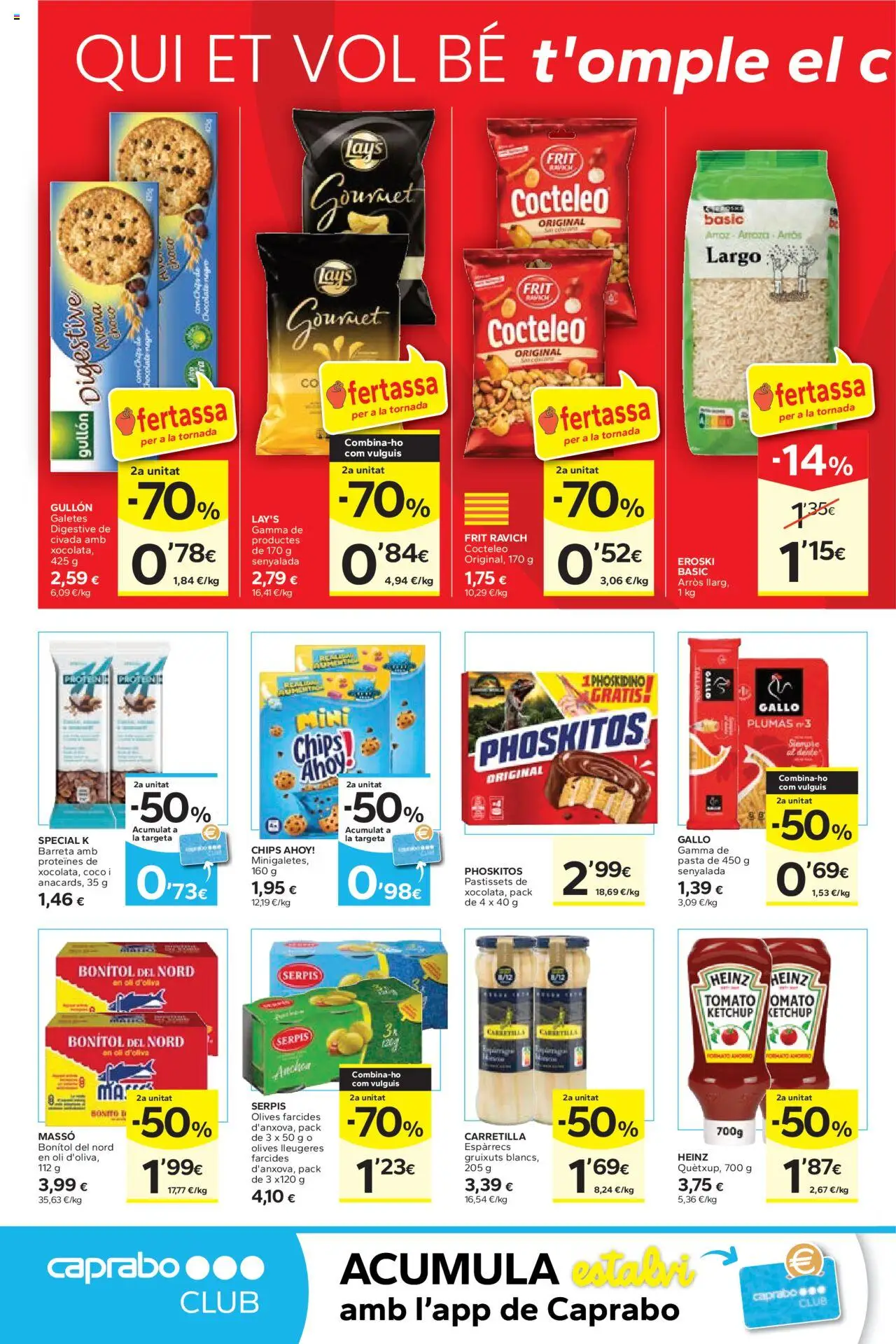 Caprabo - Ofertasses per a la tornada │ válido desde el 18.09.2025 | Página: 6