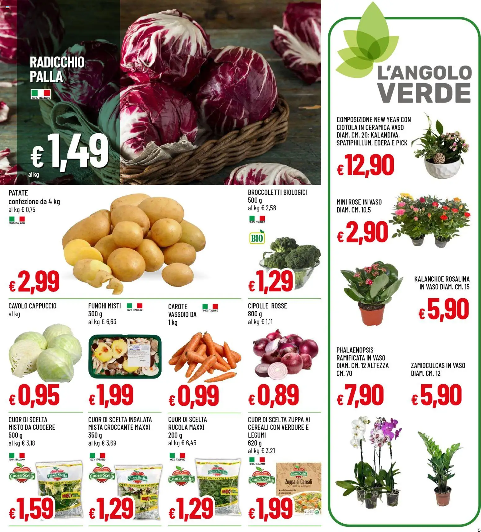 Volantino Galassia del 02.01.2026 | Pagina: 5 | Prodotti: Legumi, Cereali, Cipolle, Vassoio