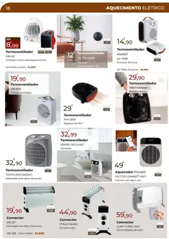 Pré-visualização E.Leclerc Especial Aquecimento Fafe válido de 20.10.2025 | Página: 18 | Produtos: Aquecedor, Ventilador, Tomada, Banho