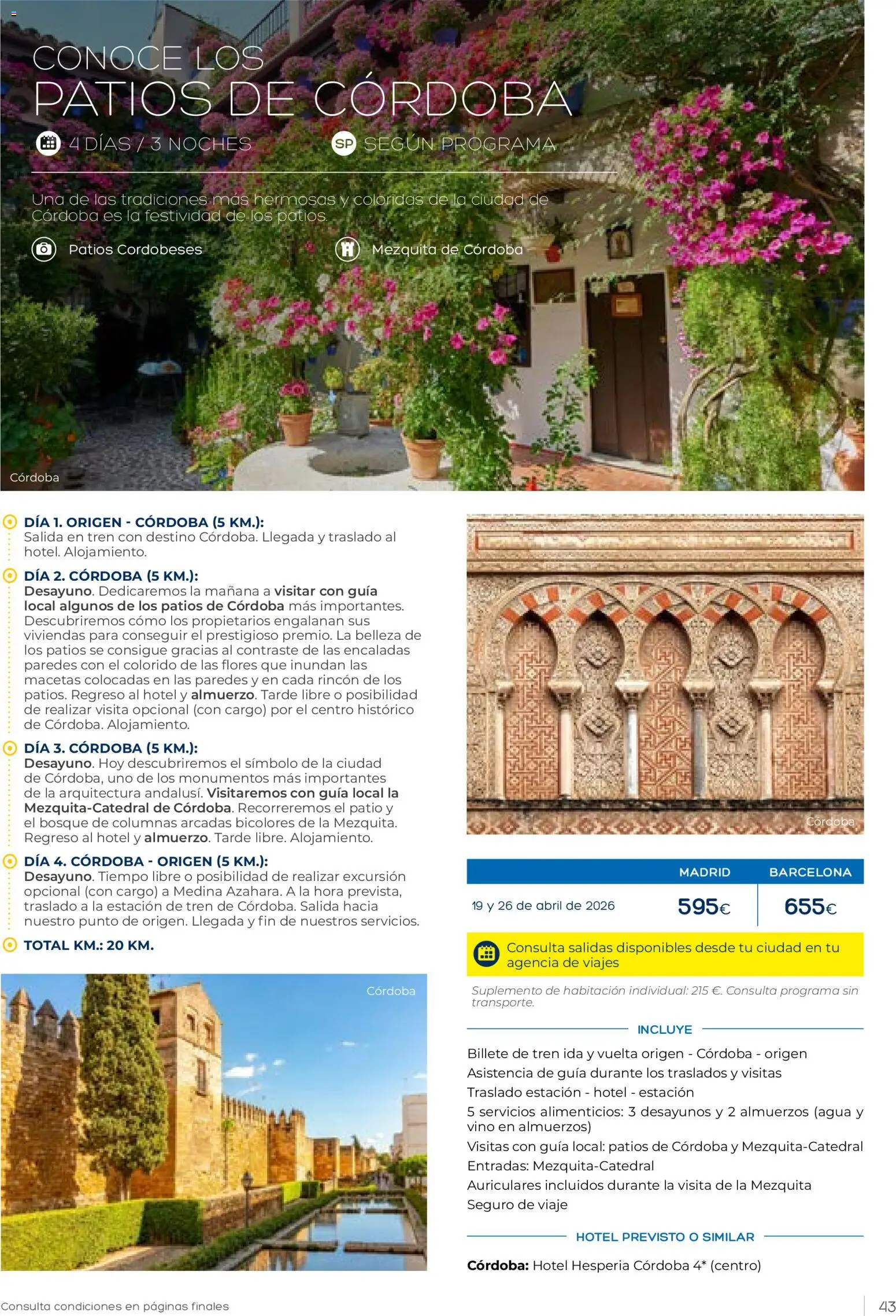 Viajes El Corte Inglés Vacaciones Económicas │ válido desde el 22.10.2025 | Página: 43 | Productos: Vino, Auriculares