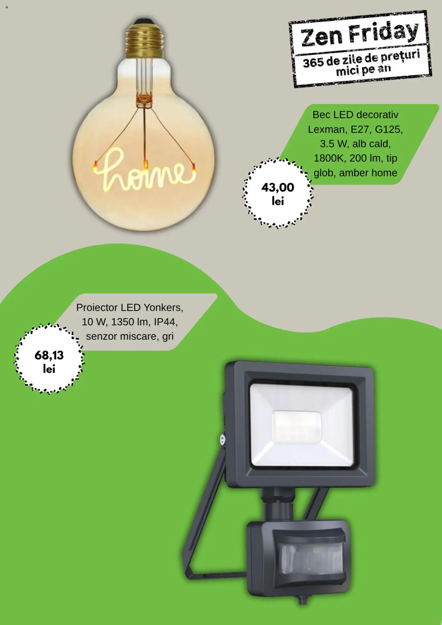 Noul catalog Leroy Merlin – valabil de la 27.10.2025 | Pagină: 7 | Produse: Bec, Babak, Mici