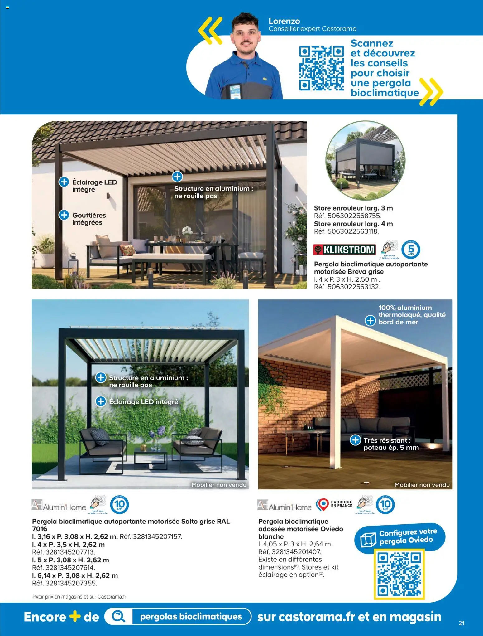 {H1} | Page: 21 | Produits: Store, Pergola, Store enrouleur, Télécommande