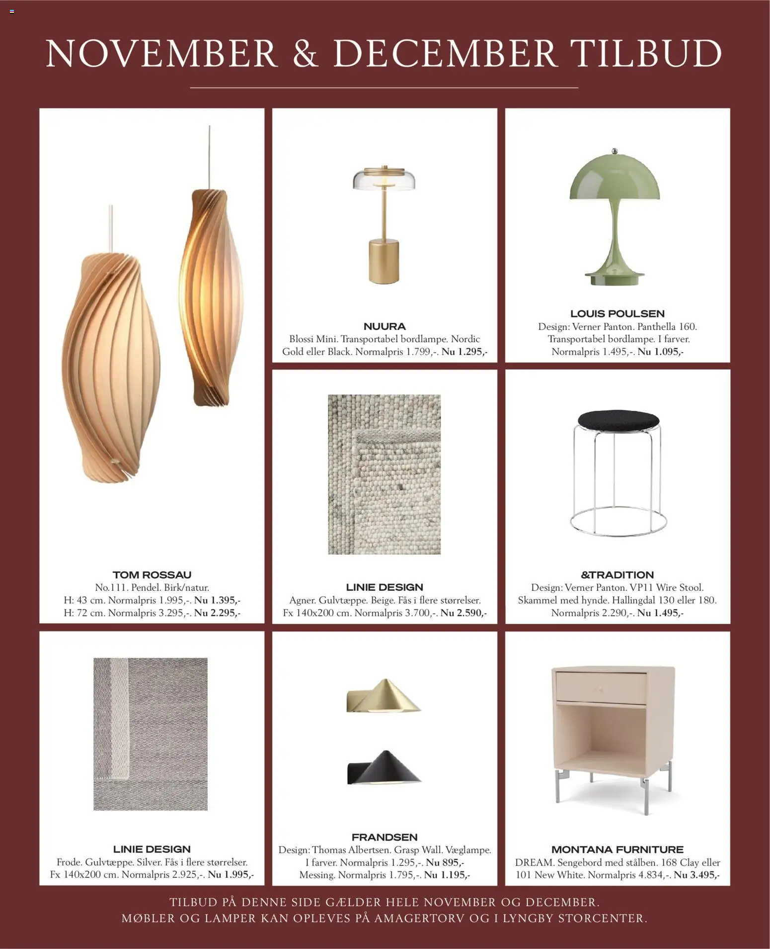 Illums Bolighus tilbudsavis – gyldig fra 01.12.2025 | Side: 10 | Produkter: Skammel, Sengebord