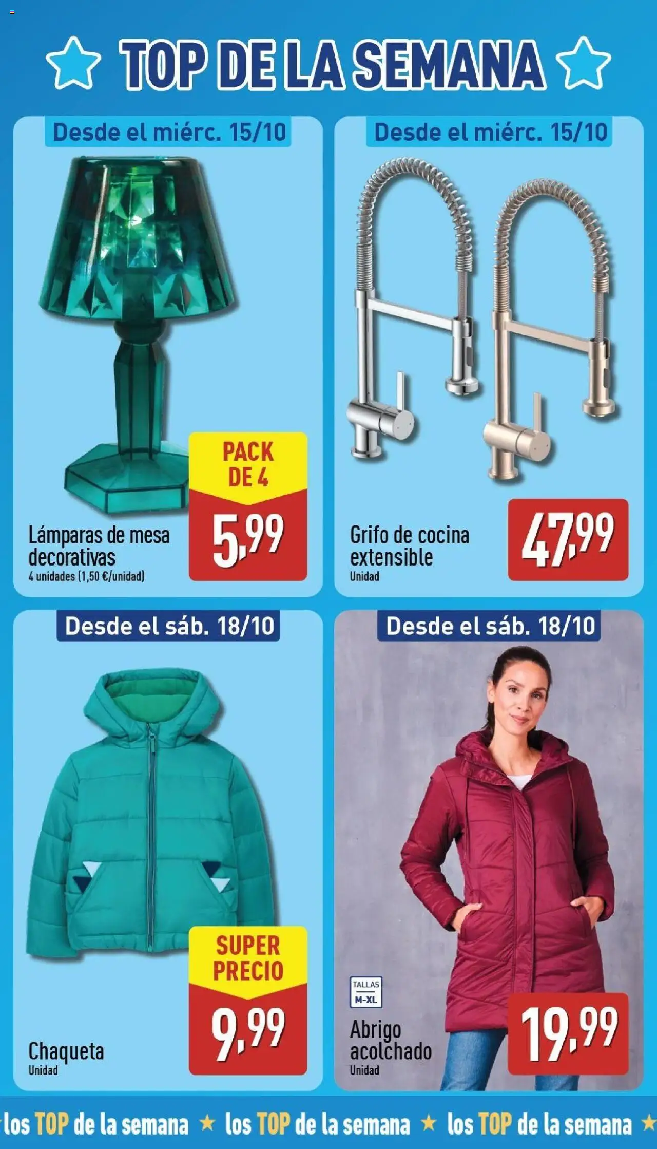 Aldi folleto Baleares │ válido desde el 13.10.2025 | Página: 3 | Productos: Chaqueta, Cocina, Mesa, Απορρυπαντικό ρούχων σε σκόνη