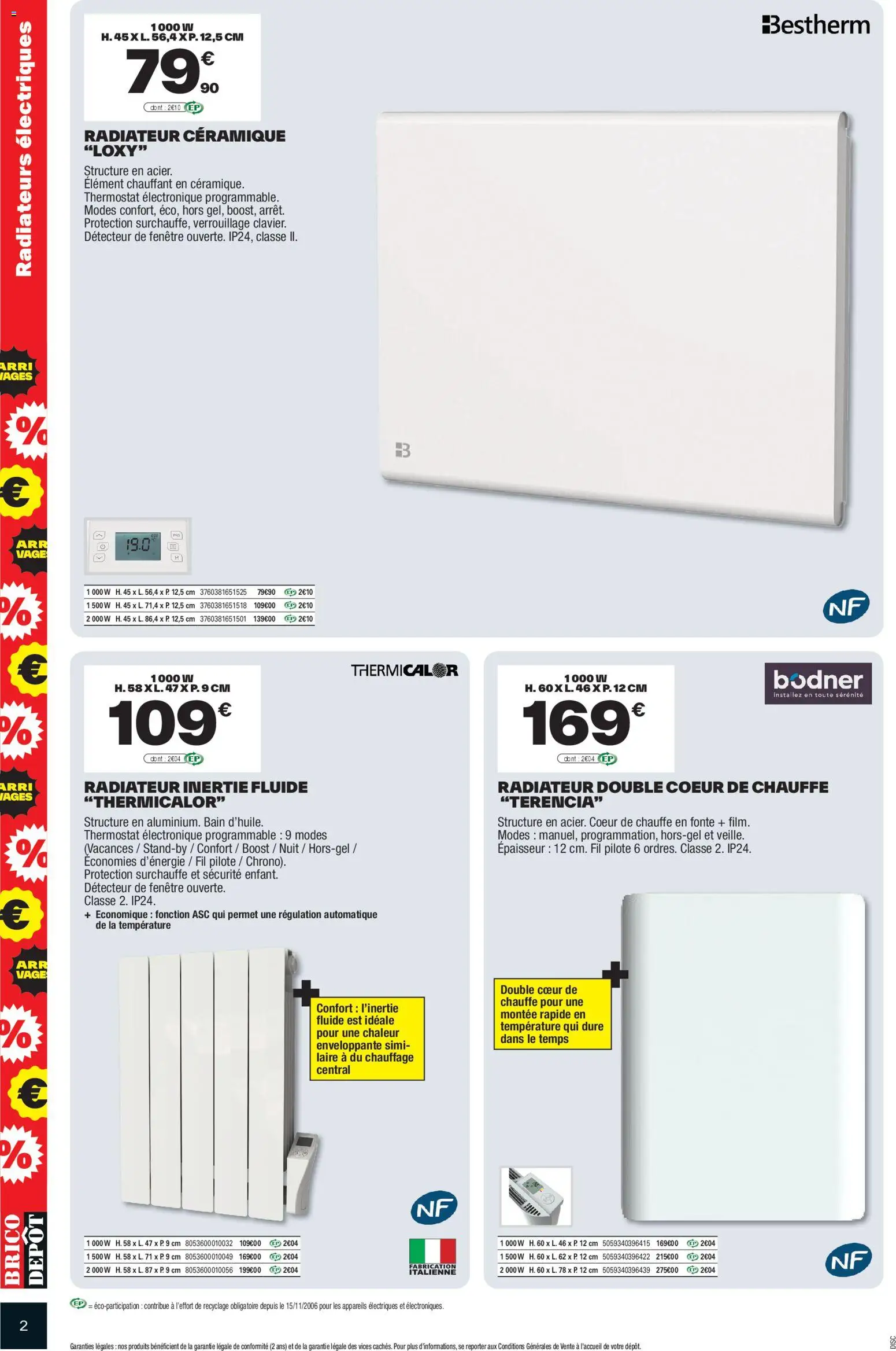 {H1} | Page: 2 | Produits: Radiateur