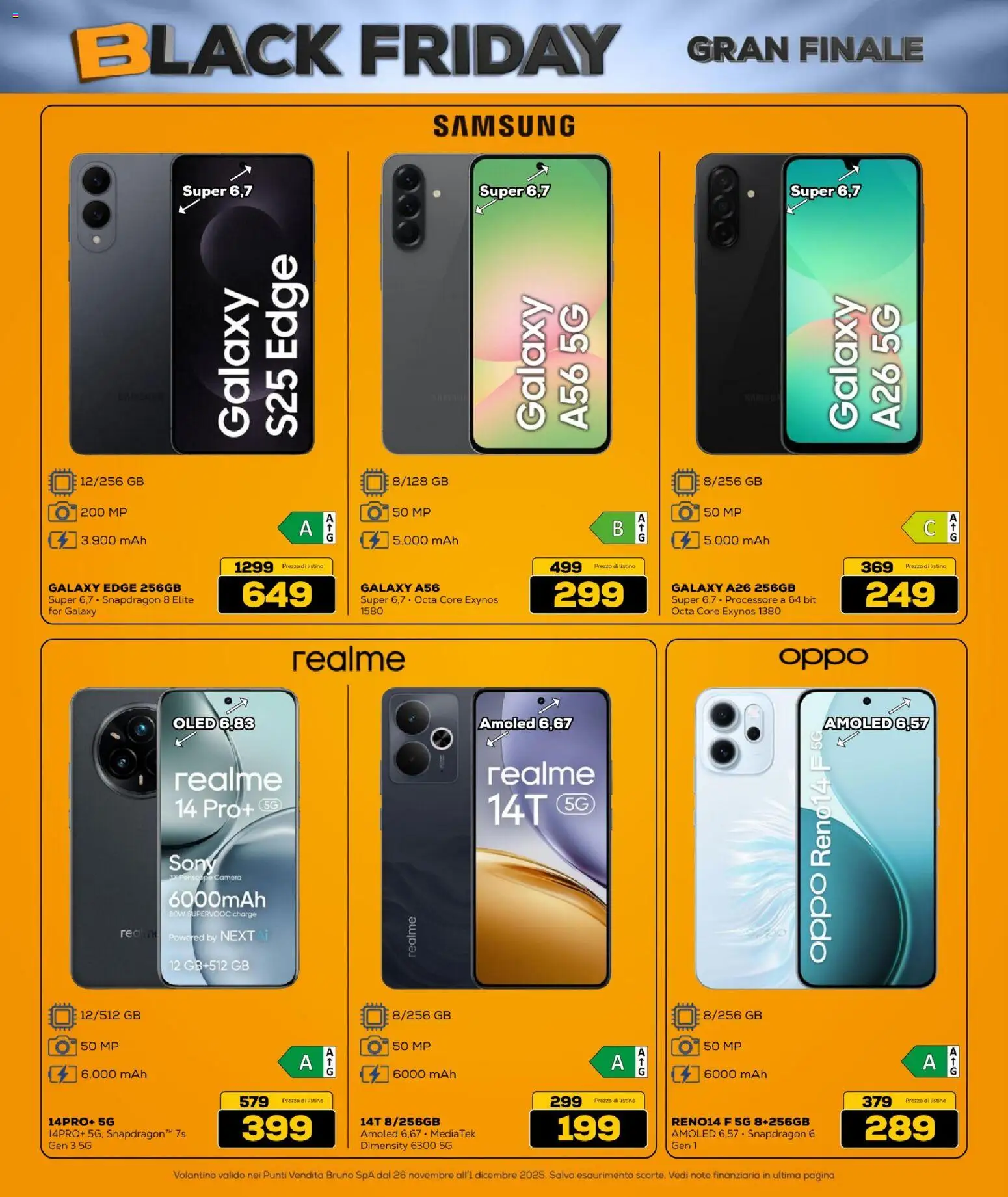 Volantino BRUNO del 26.11.2025 | Pagina: 5 | Prodotti: Samsung