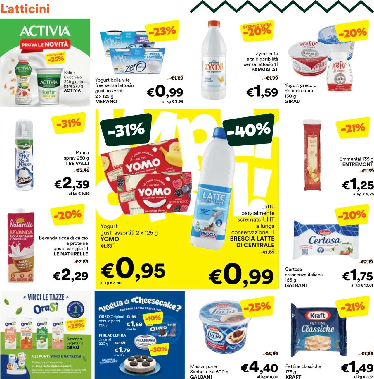 Volantino Unes del 08.10.2025 | Pagina: 8 | Prodotti: Yogurt greco, Yogurt, Mascarpone, Crescenza