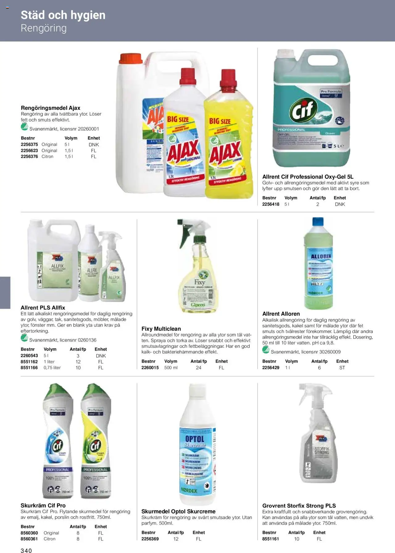 Office Depot reklamblad aktuell från 15.02.2024 | Sida: 342 | Produkter: Rengöringsmedel, Allrengöring, Citron
