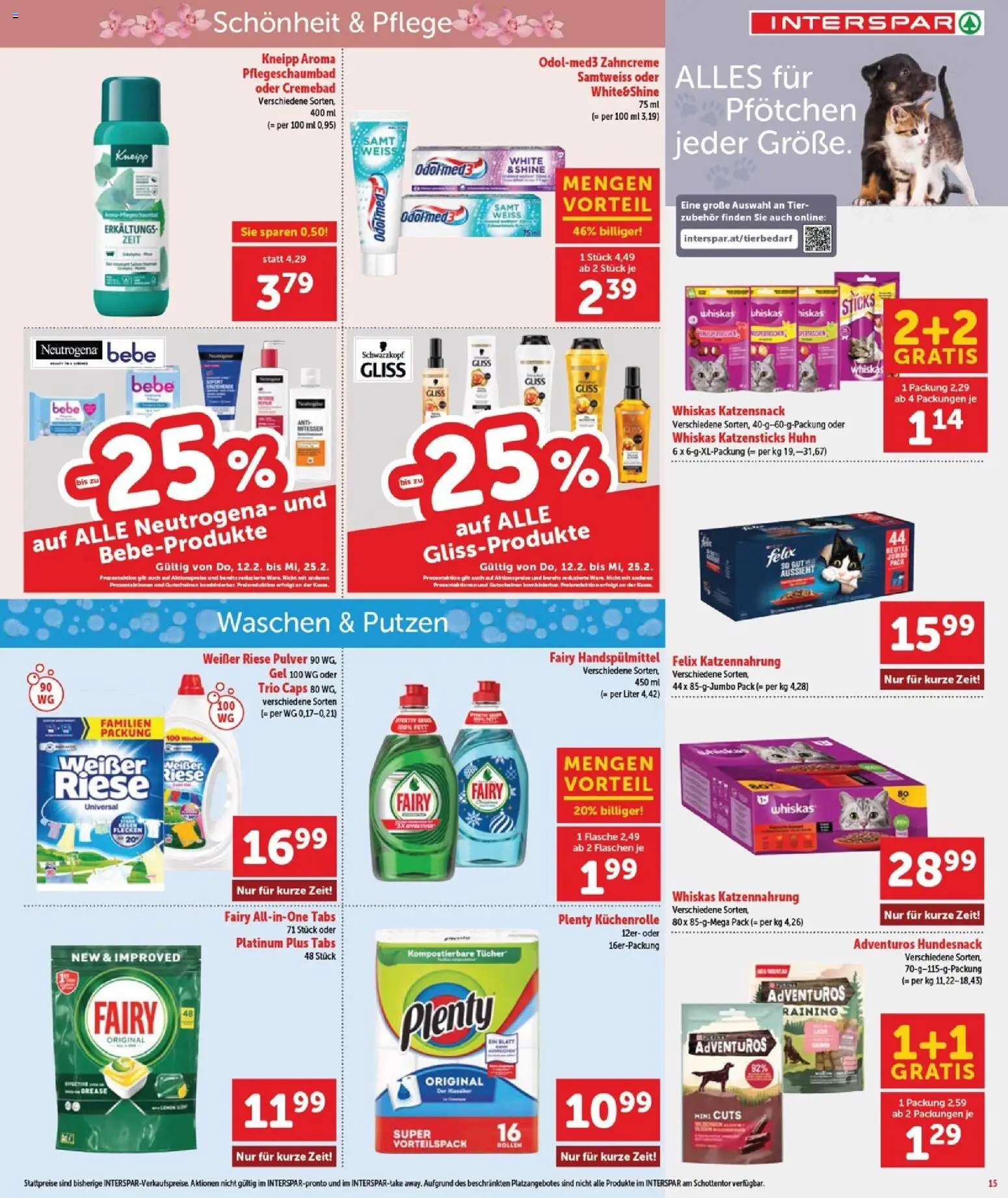 Interspar Flugblatt - Burgenland gültig ab 12.02.2026 | Seite: 15