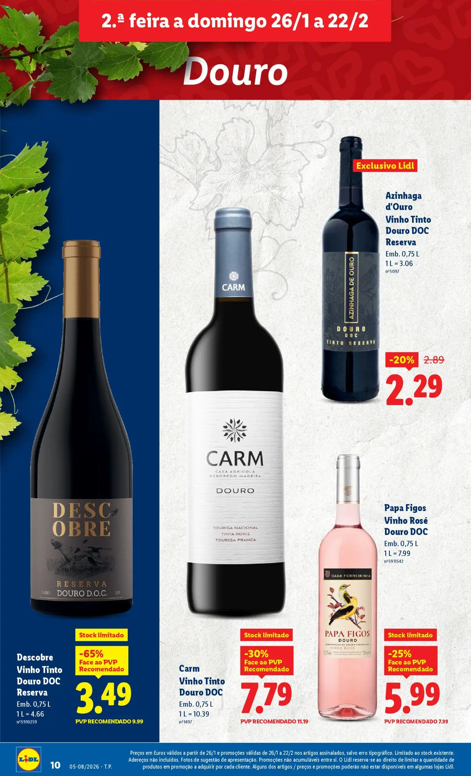 Lidl folheto │ válido de 26.01.2026 | Página: 10 | Produtos: Tinta, Vinho, Vinho tinto