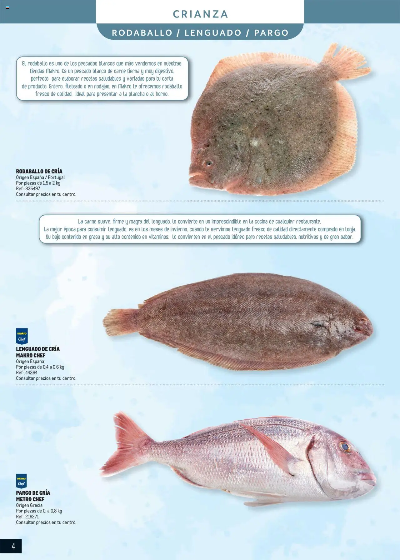 Makro - Especial Pescados Centro │ válido desde el 11.06.2025 | Página: 4 | Productos: Pescado, Té, Cocina, Plancha