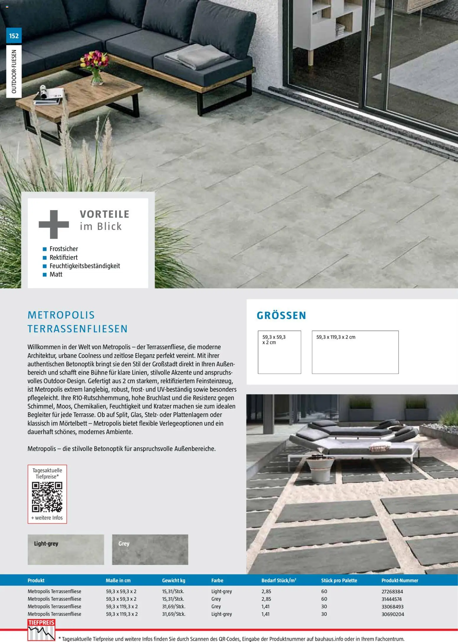 Bauhaus Gartenbaumaterialien gültig ab 01.04.2026 | Seite: 152 | Produkte: Gewicht