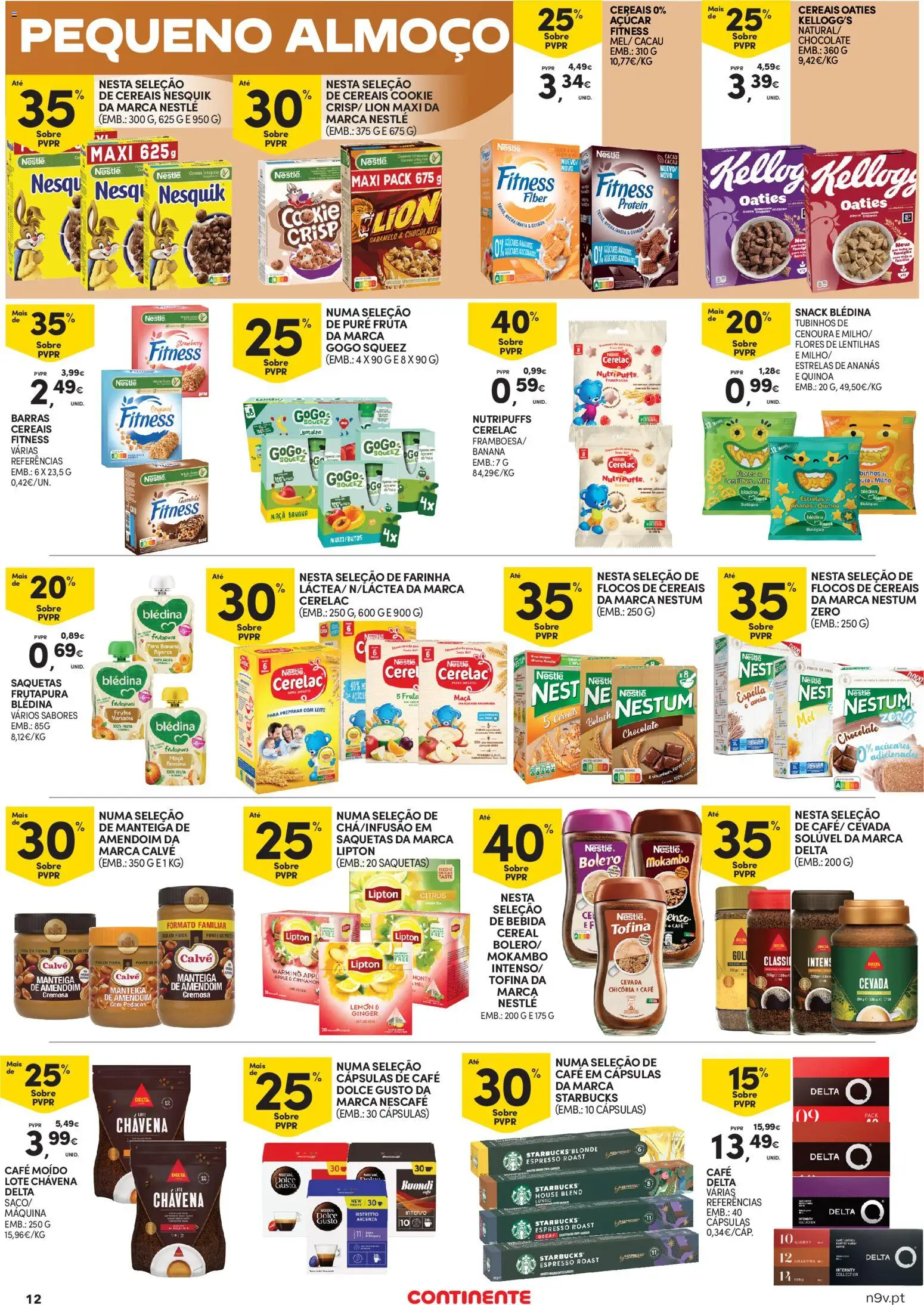 Continente - Açores │ válido de 19.02.2026 | Página: 12 | Produtos: Flores, Quinoa, Açúcar, Bebida