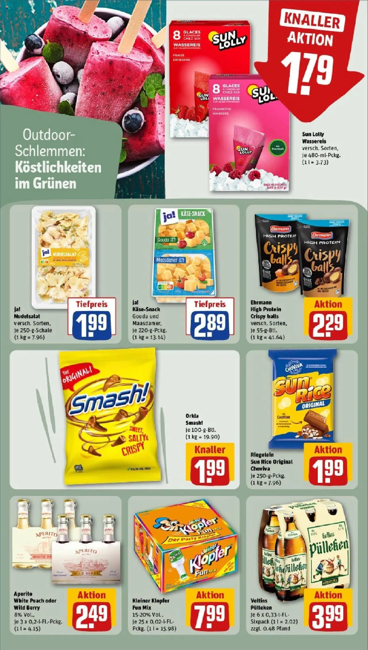 Rewe prospekt Nessetal Ot Goldbach	 - gültig ab dem 08.06.2025 | Seite: 19 | Produkte: Gouda, Himbeere, Pasta, Veltins