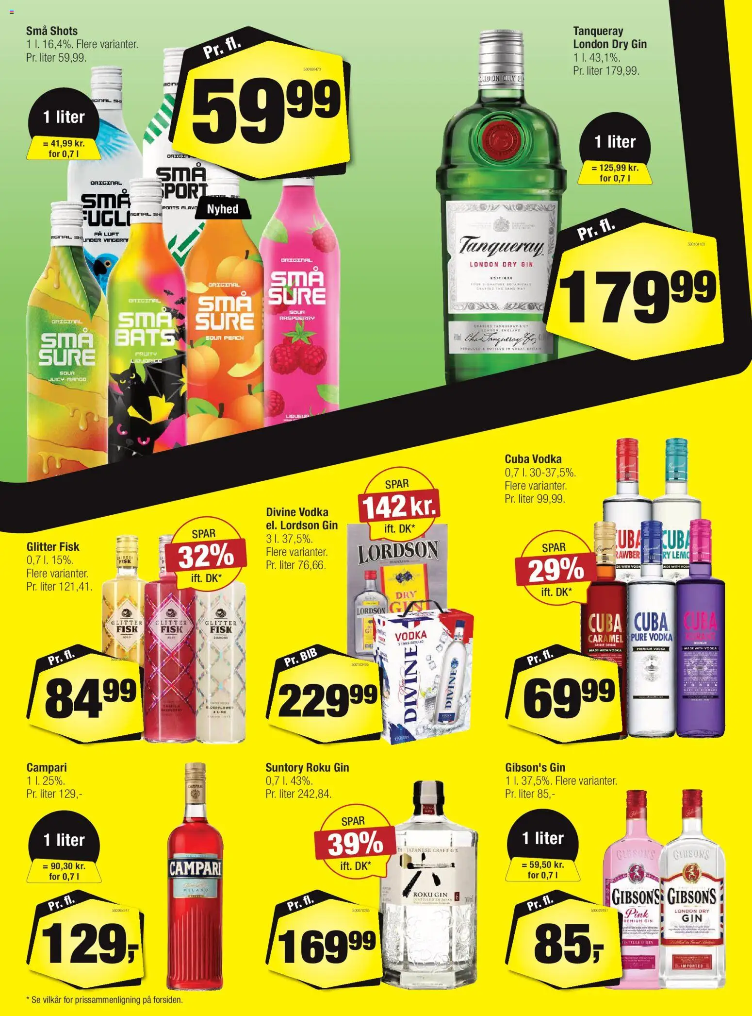 Calle tilbudsavis – gyldig fra 29.04.2026 | Side: 21 | Produkter: Fisk, Gin, Vodka, Lime