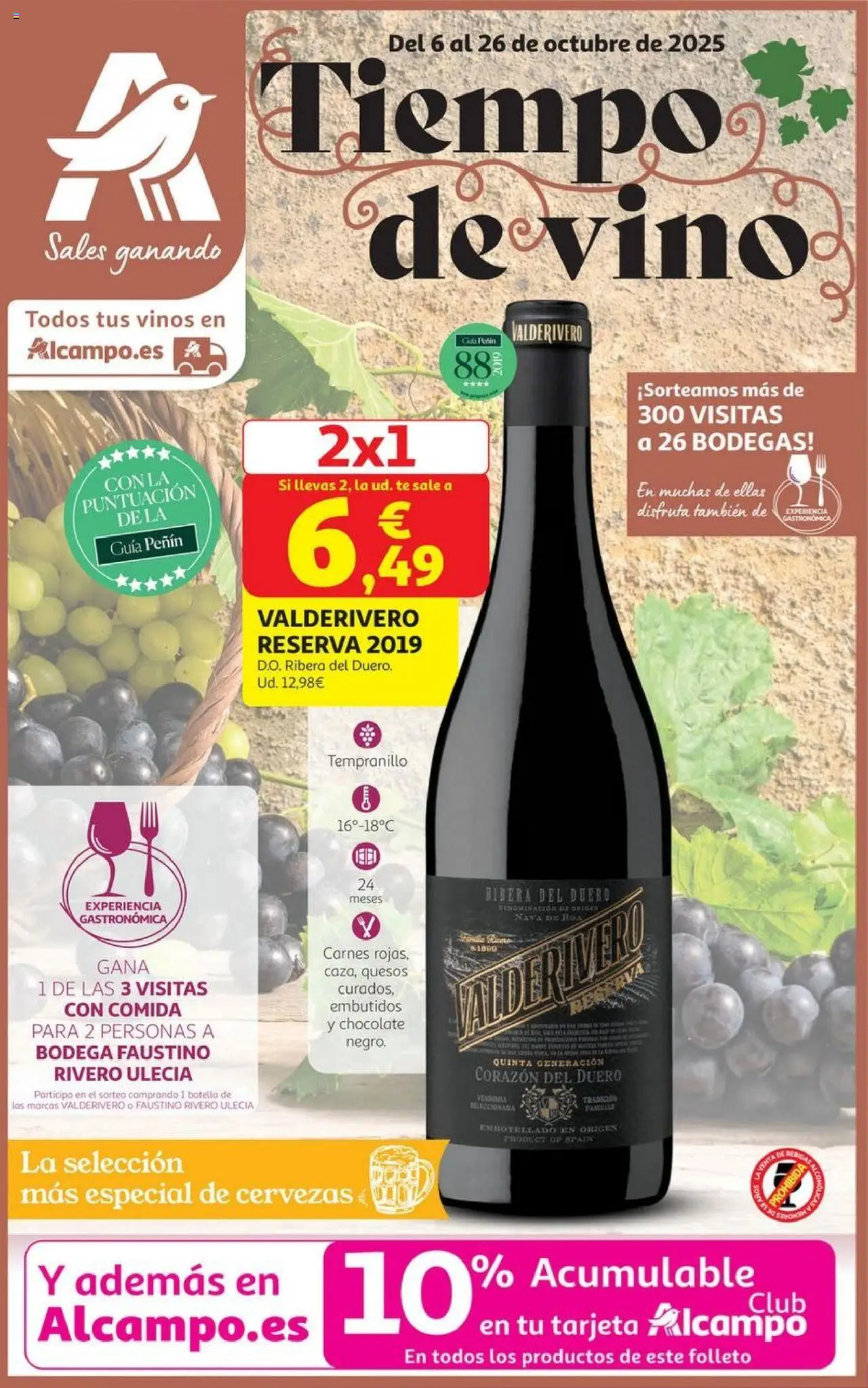 Alcampo - HG Andalucía │ válido desde el 06.10.2025 | Página: 1 | Productos: Chocolate, Vino, Té, Νυχτικό