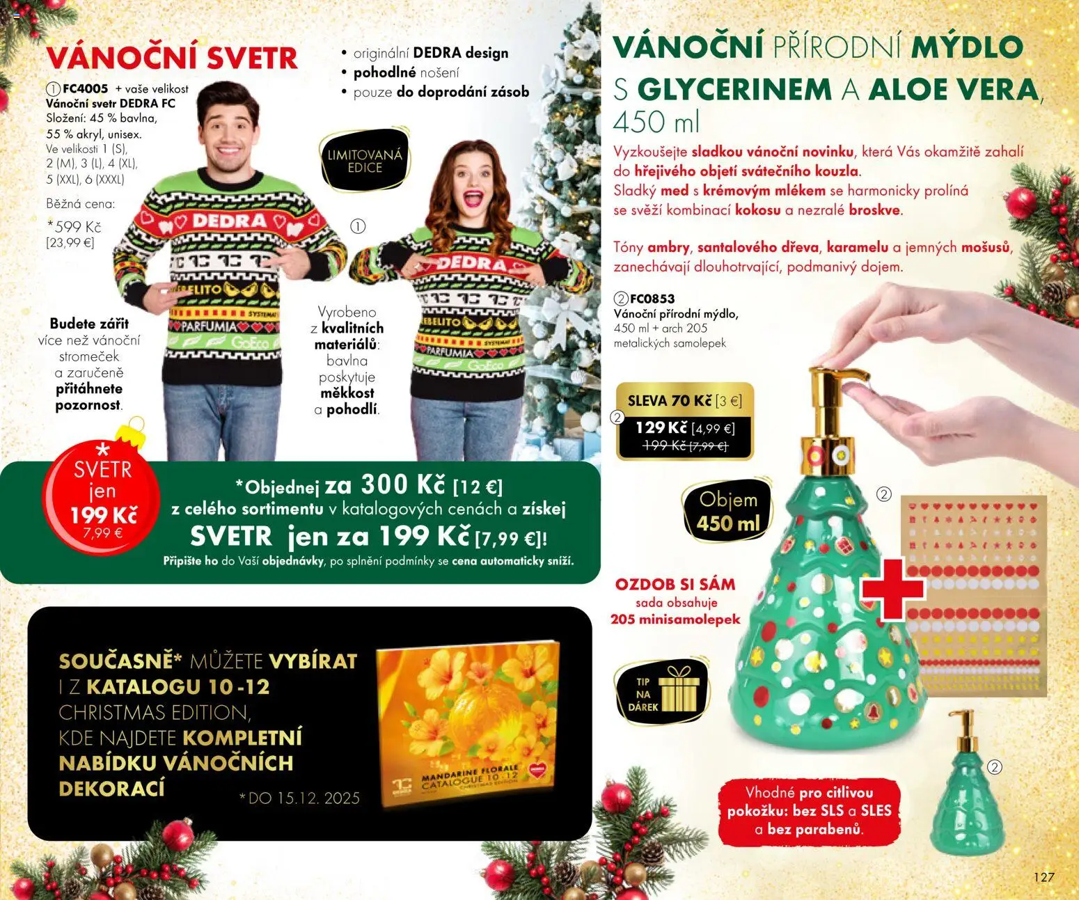 Nové Dedra akcie – leták je platný od 01.11.2025 | Strana: 27 | Produkty: Mydlo, Med